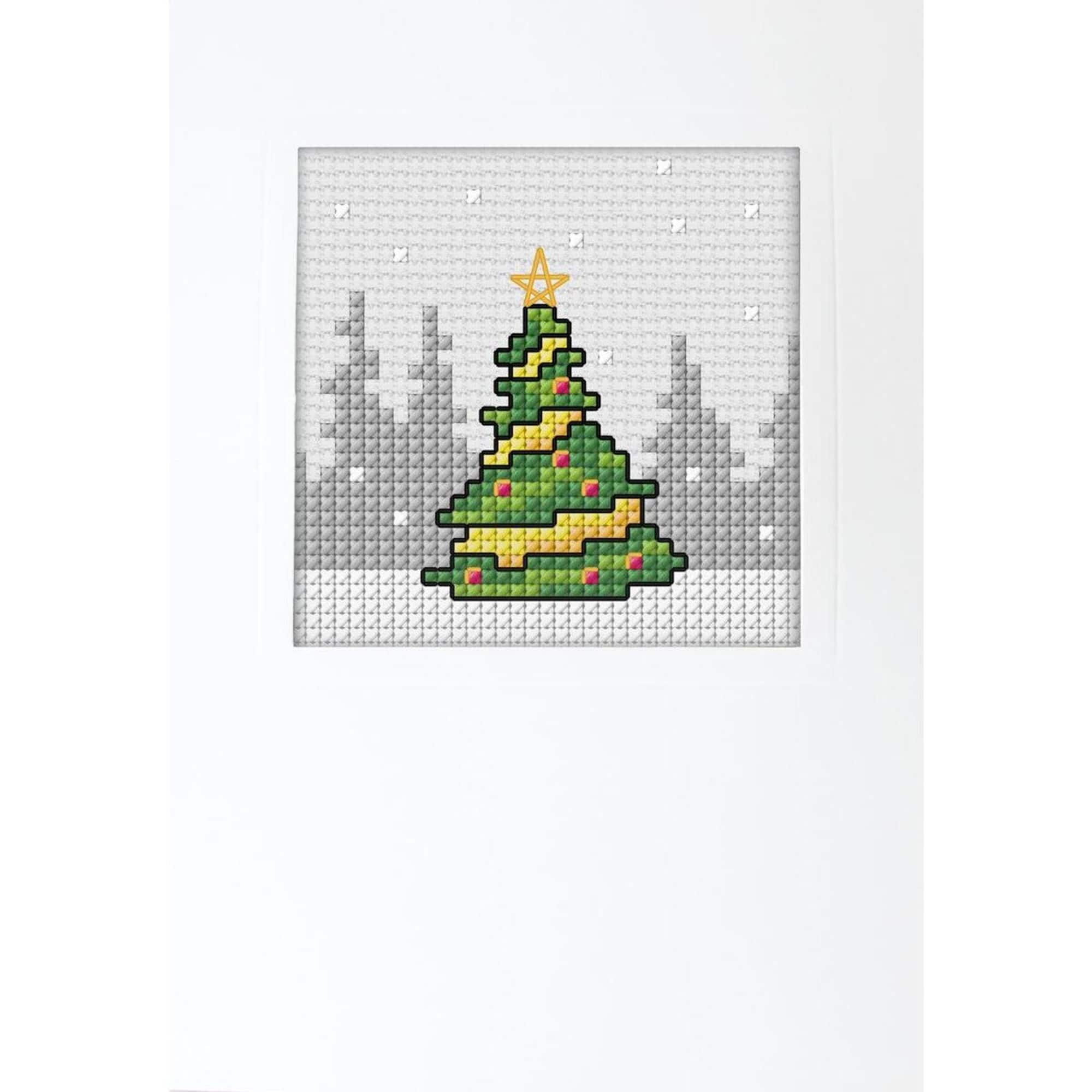 Orchidea Christmas Tree Counted Cross Stitch Kit